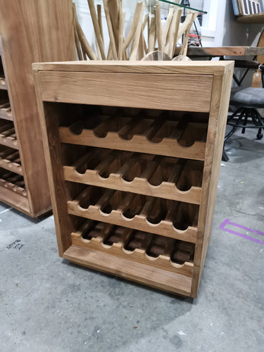 Teak Wine Rack