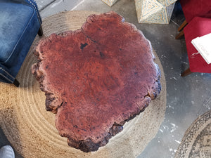 Red Gum Burl Coffee Table