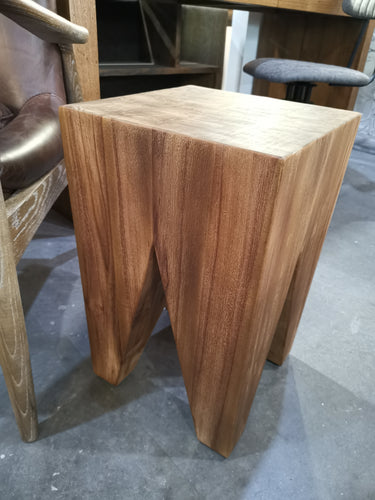 Aged Teak Stool