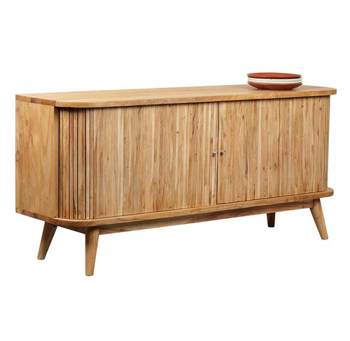 Slatted Hardwood Sideboard