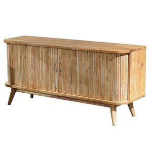 Slatted Hardwood Sideboard