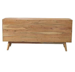 Slatted Hardwood Sideboard