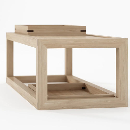 Up and Down Oak Coffee Table