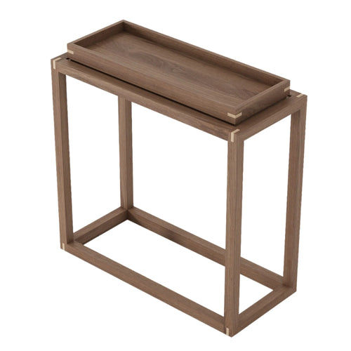 Up and Down Teak Console Table