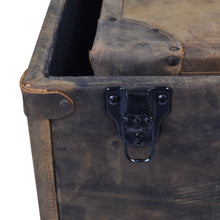 Load image into Gallery viewer, Leather Storage Boxes- Set of Two