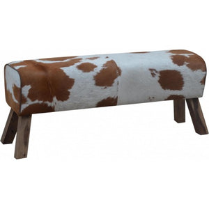 Cowhide Bench