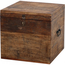 Load image into Gallery viewer, Wooden Storage Trunk with Lid