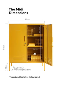 Mustard Midi Locker