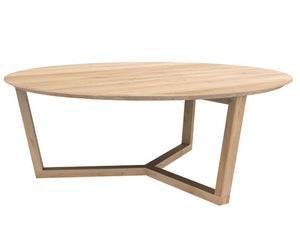 Ethnicraft Oak Tripod Coffee Table