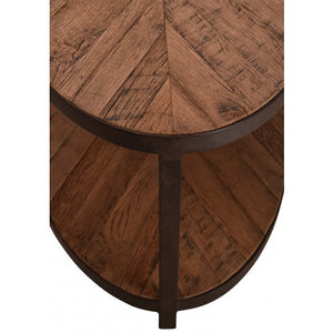 Oval Stacked Coffee Table