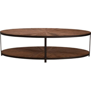 Oval Stacked Coffee Table