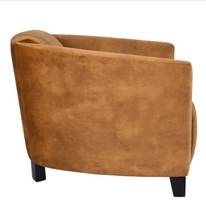 Load image into Gallery viewer, Velvet Tub Armchair