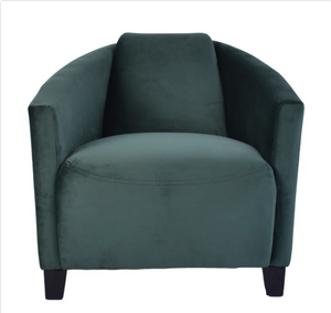 Velvet Tub Armchair