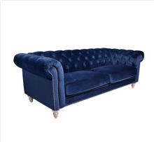 Load image into Gallery viewer, Chesterfield Velvet Sofa