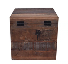 Load image into Gallery viewer, Wooden Storage Trunk with Lid