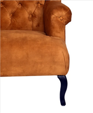 Load image into Gallery viewer, Velvet Wingback Chair