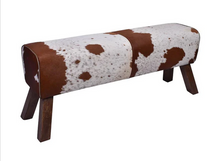 Load image into Gallery viewer, Cowhide Bench