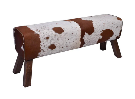 Cowhide Bench