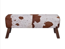 Load image into Gallery viewer, Cowhide Bench