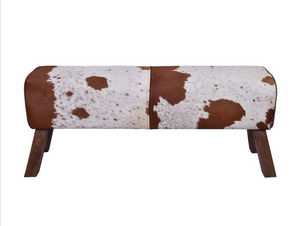 Cowhide Bench