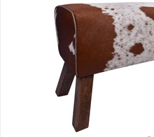 Load image into Gallery viewer, Cowhide Bench