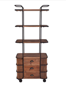 Portable 3 Drawer Shelf Rack