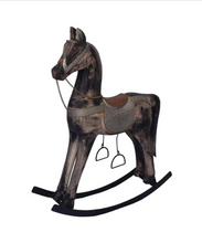 Load image into Gallery viewer, Antique Painted Rocking Horse