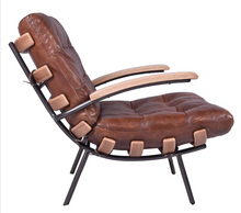 Load image into Gallery viewer, Somer Aged Leather Arm Chair