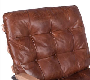 Somer Aged Leather Arm Chair