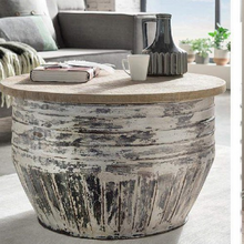 Load image into Gallery viewer, White Wash Coffee Table