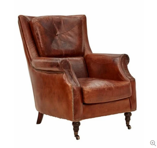 Springfield Aged Leather Armchair