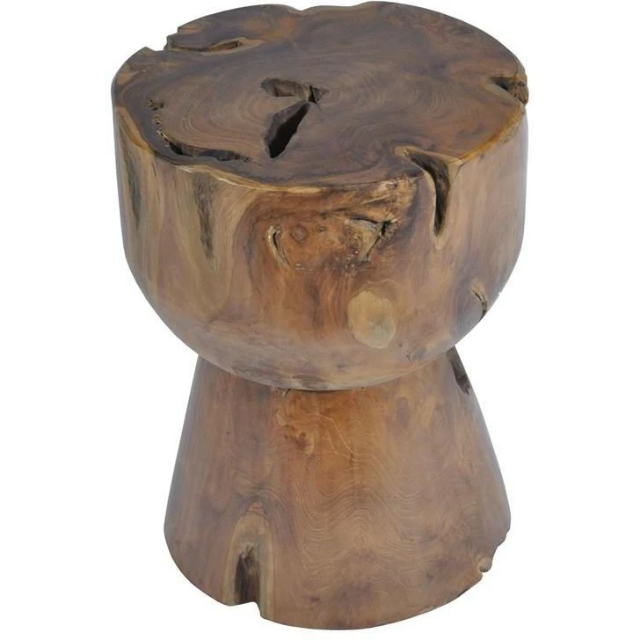 Teak Mushroom Stool