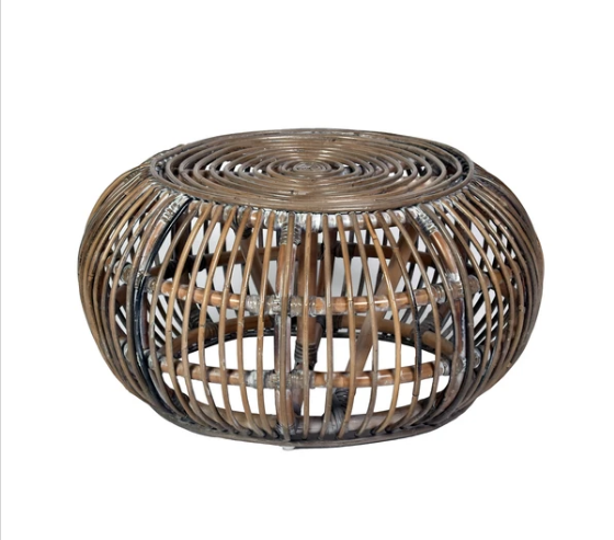 Rattan Ottoman