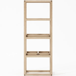 Up and Down Oak Vertical Shelves