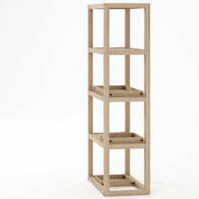 Load image into Gallery viewer, Up and Down Oak Vertical Shelves