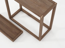 Load image into Gallery viewer, Up and Down Teak Console Table