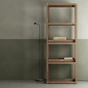 Up and Down Teak Vertical Shelves