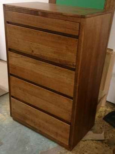 Recycled Australian Hardwood Chest of Drawers.