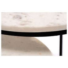 Load image into Gallery viewer, Marble Side Tables x 2