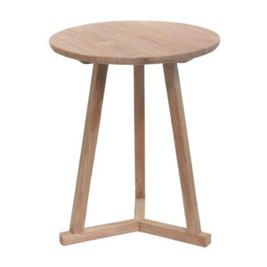 Ethnicraft Teak Tripod Side Table
