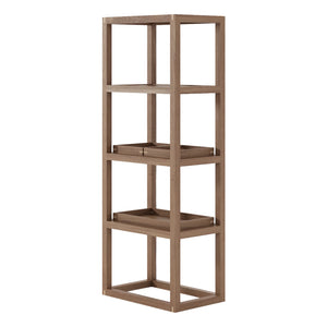 Up and Down Teak Vertical Shelves