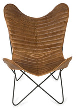 Load image into Gallery viewer, Leather Wing Chair