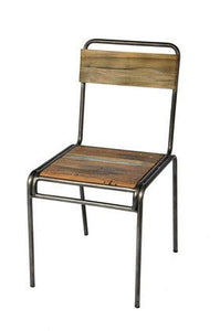 SLH Reclaimed Boatwood 'School' Chair