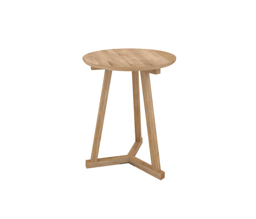 Ethnicraft Oak Tripod Side Table