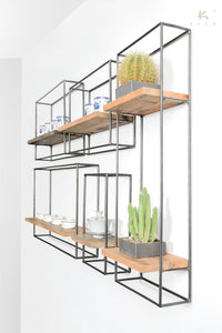 Industrial Floating Wall Shelves