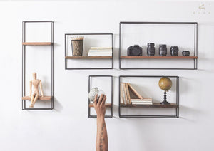 Industrial Floating Wall Shelves