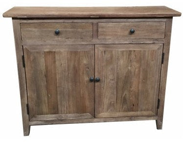 Recycled Elm 2 Drawer Sideboard