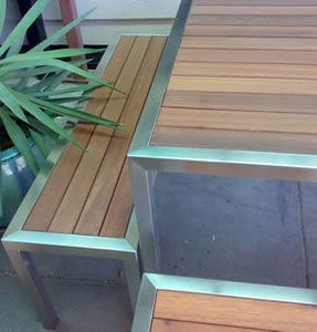 Stainless & Timber Outdoor Furniture