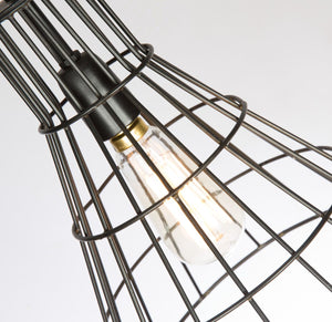 Flared Cage Hanging Pendant