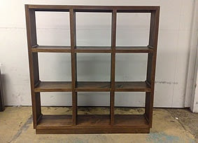 Recycled Australian  Timber Cube Display Shelf